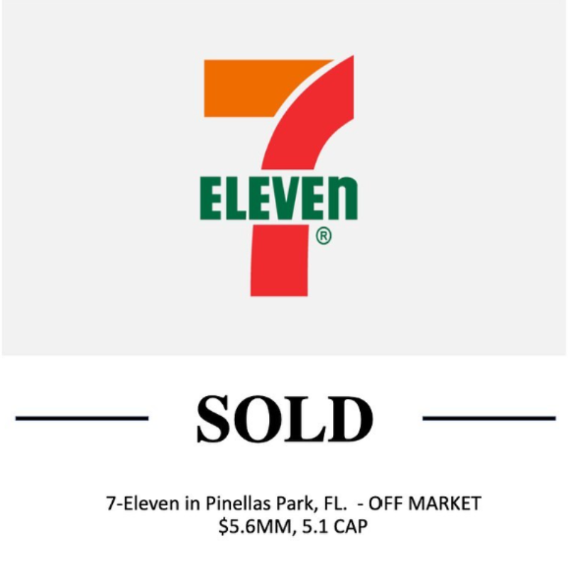 Sold this Off-Market 7-Eleven in Pinellas Park, FL